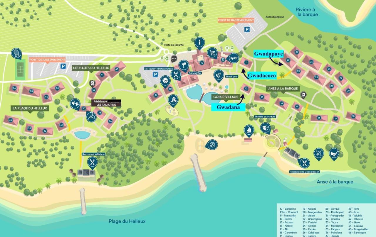 Vue Exclusive Mer Et Volcan, Village Vacances Avec Plage Et Piscine, Les Gwadastudios 圣安尼 外观 照片